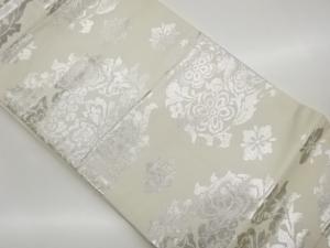 葡萄に花唐草模様織出し名古屋帯